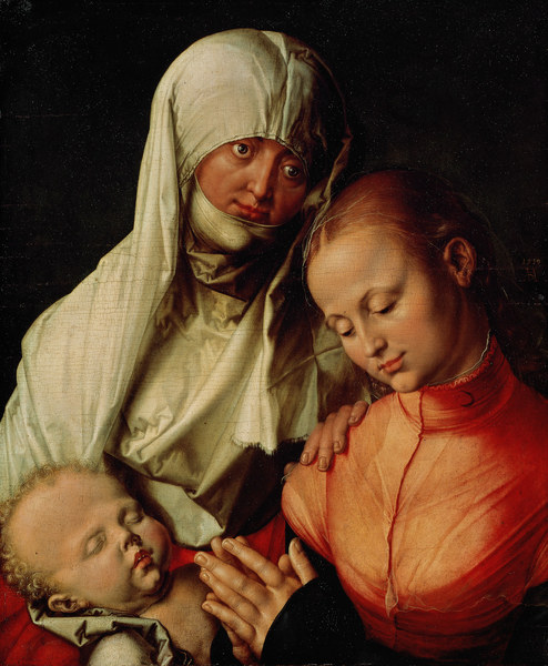 Saint Anne,the Virgin and the infant Jes de Alberto Durero