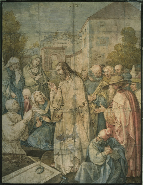 Raising of Lazarus from the Dead de Alberto Durero