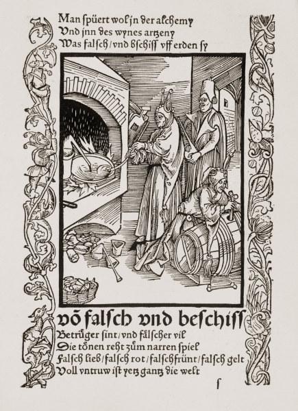 Brant,Ship of Fools / Woodcut by Dürer de Alberto Durero