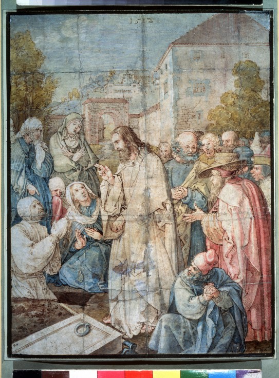 The Raising of Lazarus de Alberto Durero