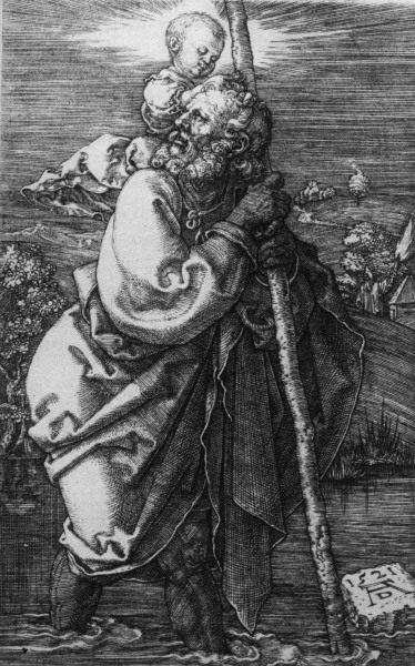 Dürer / St. Christopher de Alberto Durero