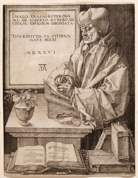 Erasmus of Rotterdam de Alberto Durero