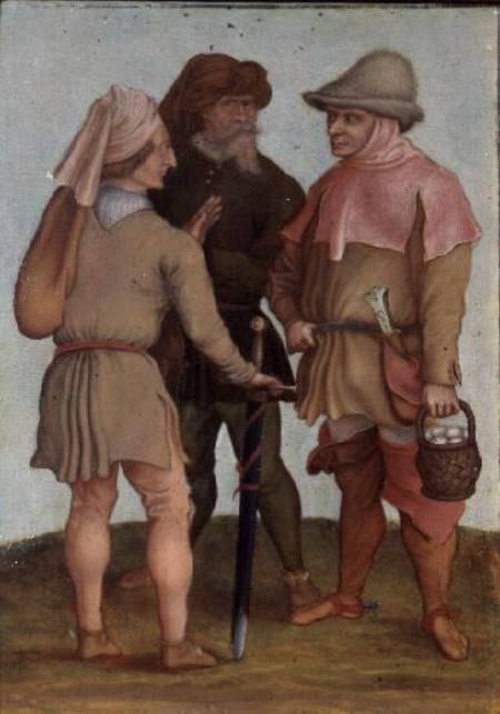 Three peasants de Alberto Durero