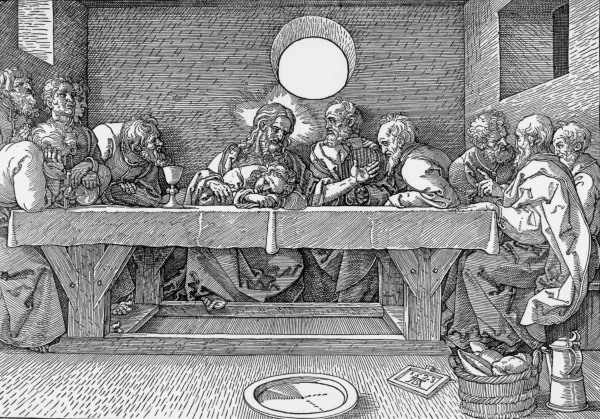 The Last Supper / Dürer / 1523 de Alberto Durero
