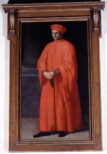 Portrait of Marco Datini (c.1335-1410) de Alessandro Allori