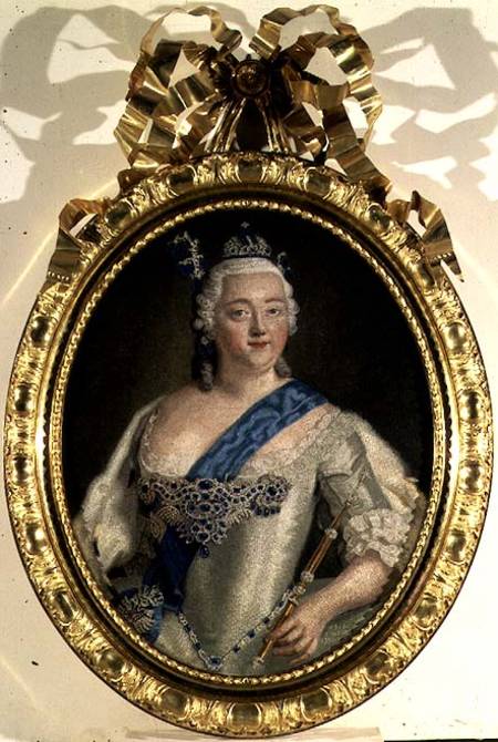 Portrait of the Empress Elizabeth of Russia de Alessandro  Cocchi