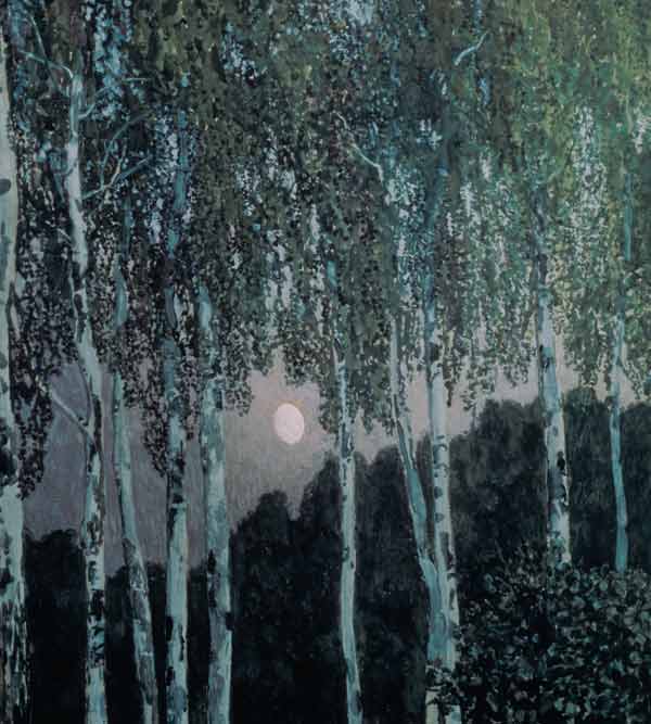 Birch Trees de Alexander Jakowlevitsch Golowin