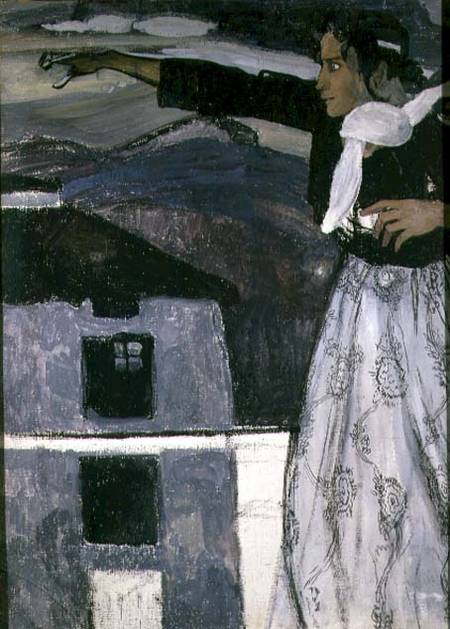 Woman in Grey de Alexander Jakowlevitsch Golowin