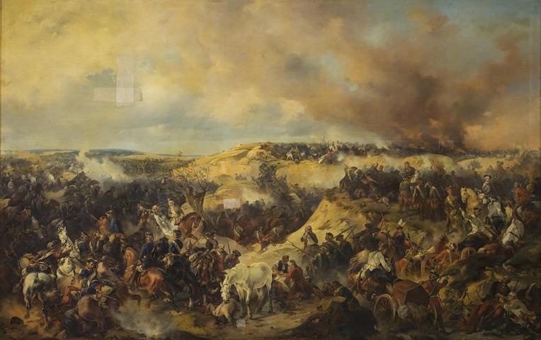The Battle of Kunersdorf on August 12, 1759 de Alexander von Kotzebue
