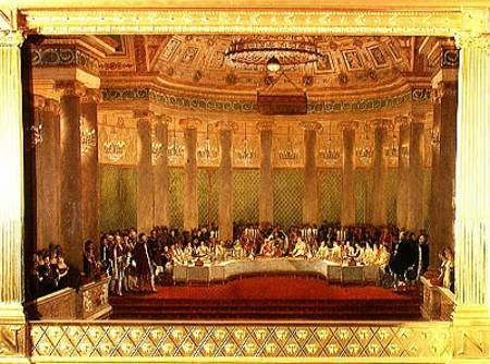 The Banquet for the Marriage of Napoleon Bonaparte (1769-1821) and Marie-Louise de Habsbourg-Lorrain de Alexandre Dufay