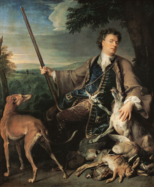 Self-portrait as hunter de Alexandre-François Desportes