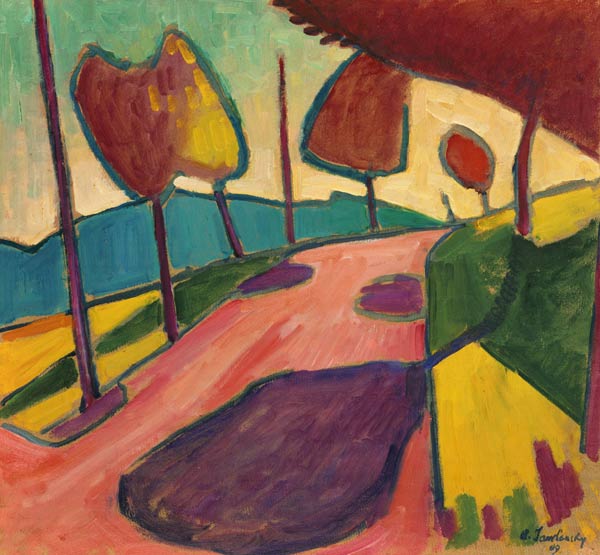 Murnauer landscape. de Alexej von Jawlensky