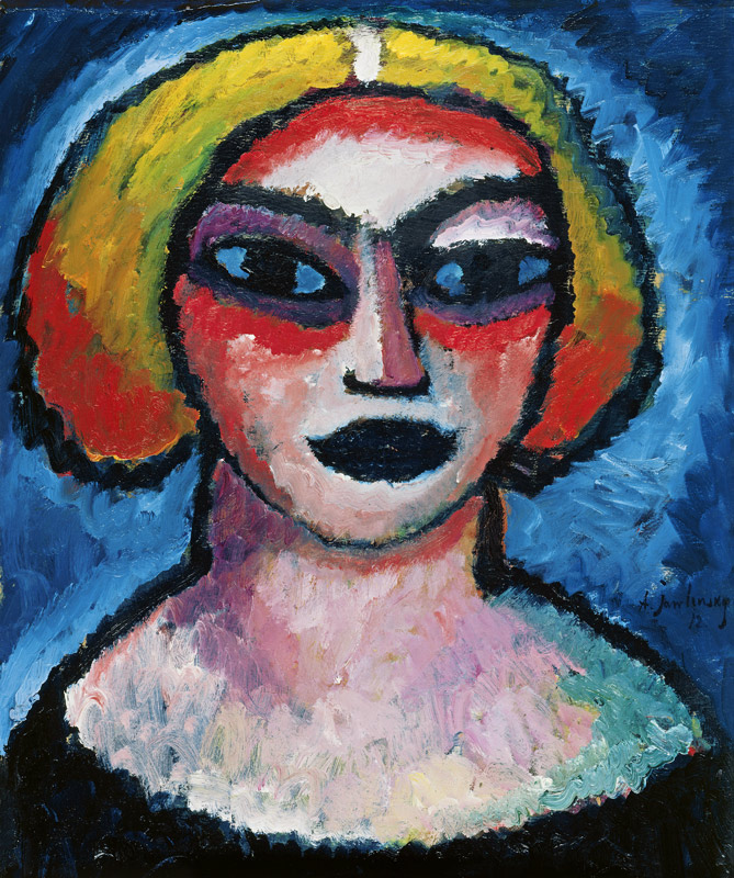 Head of a Woman de Alexej von Jawlensky