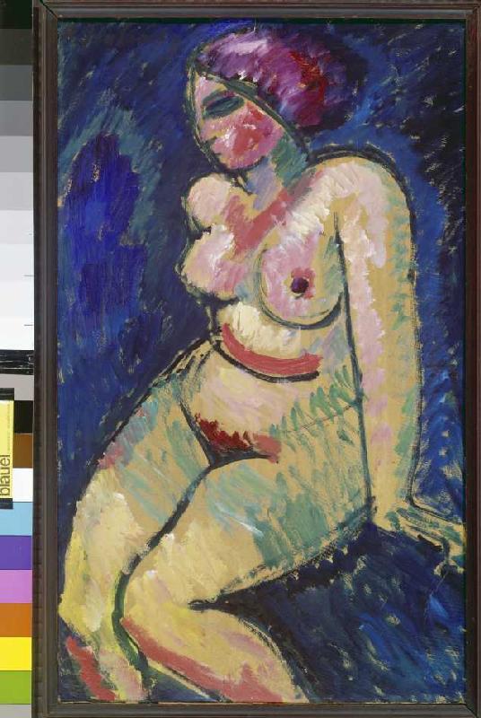 Sedentary female act. de Alexej von Jawlensky