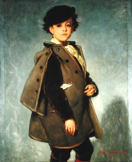 Edmond Dehodencq (1860-87) wearing an Inverness cape de Alfred Dehodencq