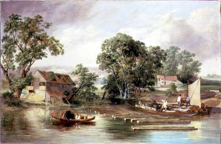 Taverham Paper Mill, Norfolk de Alfred Priest