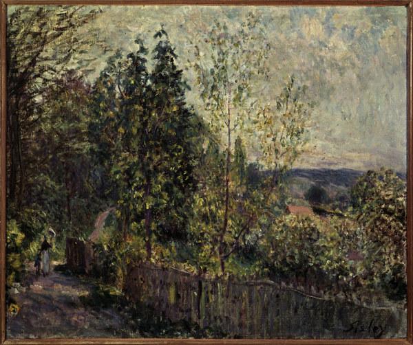 Alfred Sisley, Forest way  1878-80. de Alfred Sisley