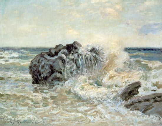 The Wave, Lady's Cove, Langland Bay de Alfred Sisley