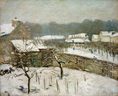 A.Sisley, Schneesturm in Marly