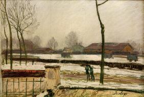 A.Sisley, Winterlandschaft