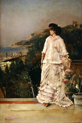 Woman on a Terrace