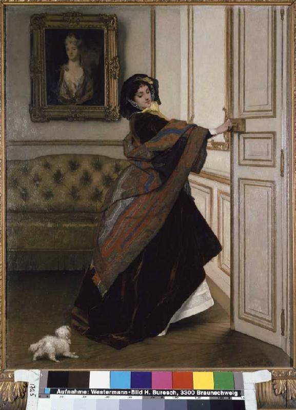 Veux-do sortir avec moi, Fido. de Alfred Stevens