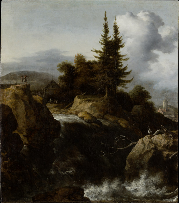 Landscape with Waterfall de Allaert van Everdingen