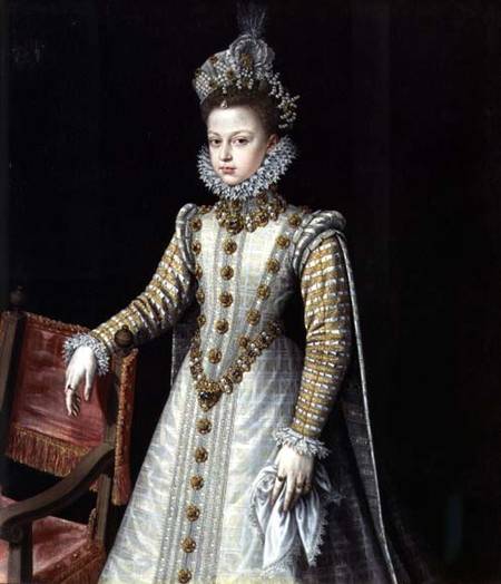 The Infanta Isabel Clara Eugenie (1566-1633) de Alonso Sánchez-Coello
