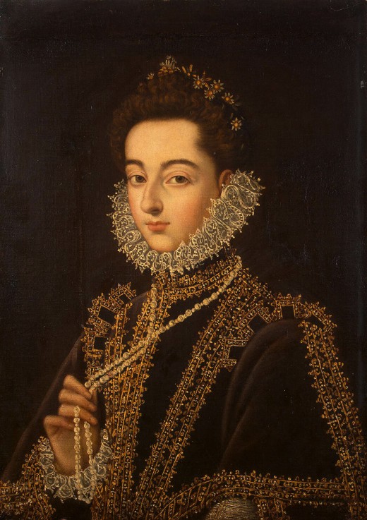 Portrait of the Infanta Catherine Michelle of Spain (1567-1597) de Alonso Sanchez Coello