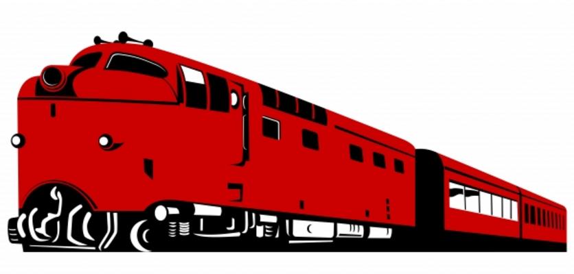 Red diesel train de Aloysius Patrimonio