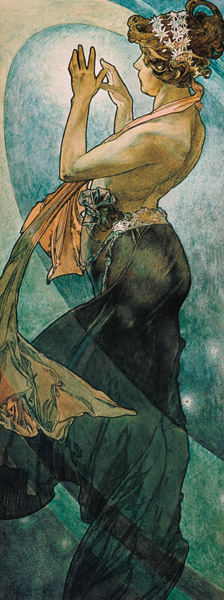 Stars: The Pole Star de Alphonse Mucha