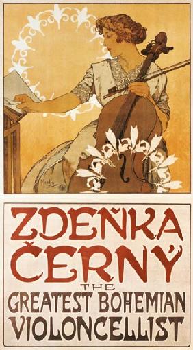 Poster Zdenka Cerny, The Greatest Bohemian Violonc