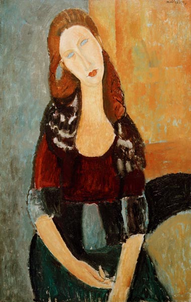 A.Modigliani, Jeanne Hébuterne, seated de Amadeo Modigliani
