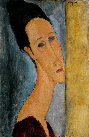 Portrait of Jeanne Hebuterne de Amadeo Modigliani
