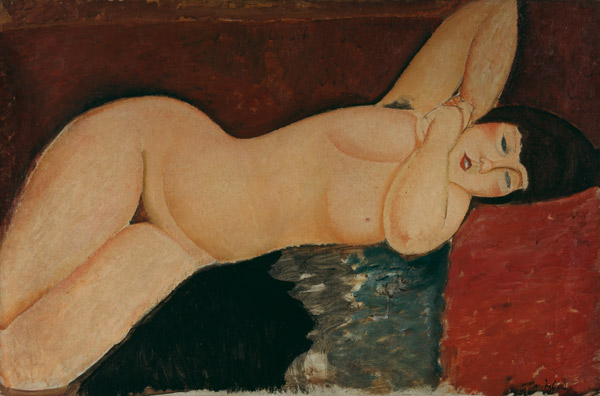 Durmiendo desnudo de Amadeo Modigliani
