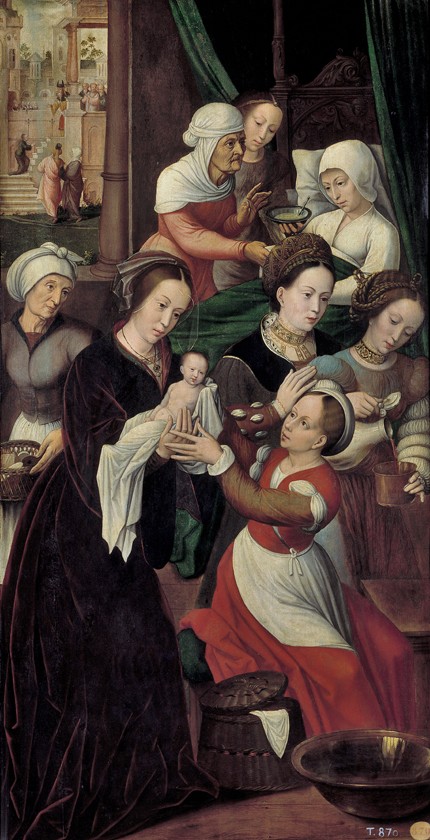 The Nativity of the Virgin Mary de Ambrosius Benson