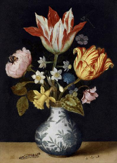 Still Life of Flowers in a Wan-Li Vase