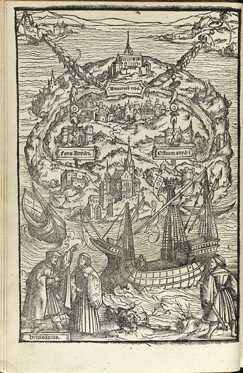 Utopia by Thomas More de Ambrosius Holbein