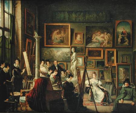The Artist's Studio de Amelie Legrand de Saint-Aubin