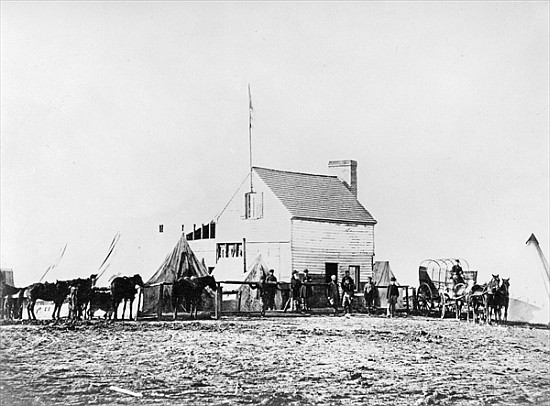 Headquarters of Sanitary Commission, Brandy Station, Virginia de American Photographer