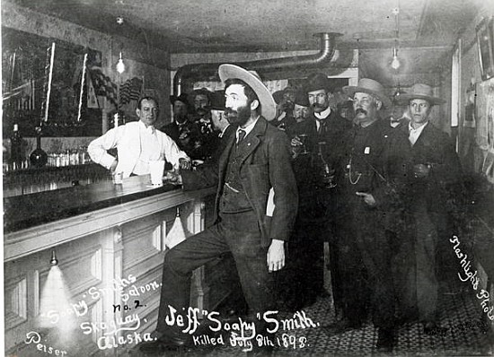 ''Soapy'' Smith''s Saloon Bar at Skagway, Alaska de American Photographer