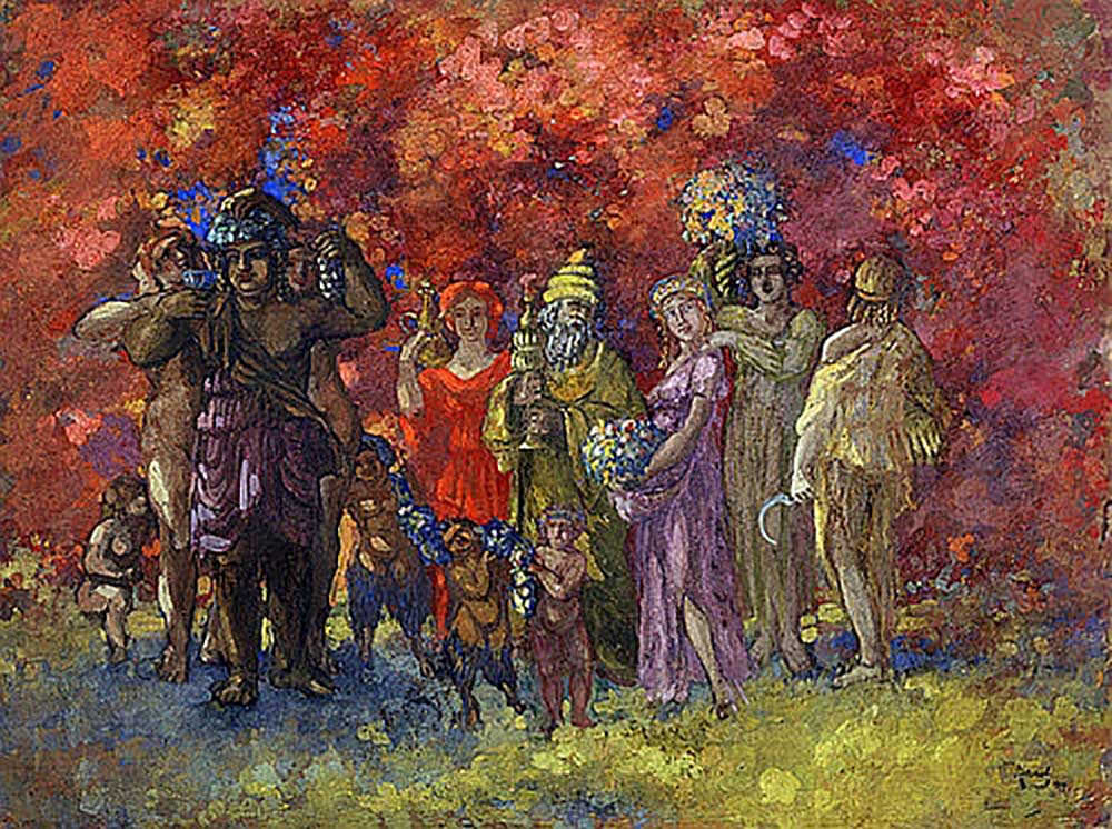Allegory "Autumn" de Anatoli Afanasiewitsch Arapow