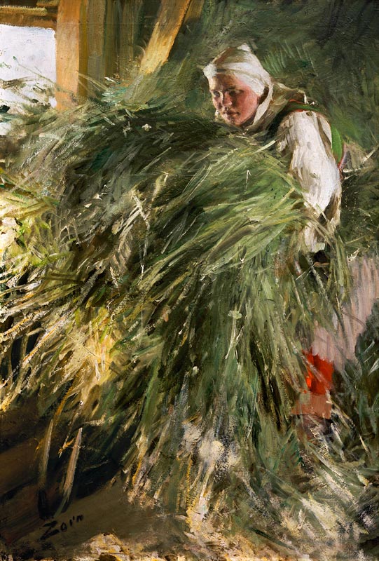 Anders Zorn / In the Hayloft de Anders Leonard Zorn