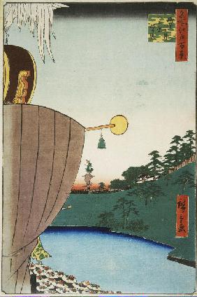 The Entrance of the Sanno Festival Procession to Kojimachi (One Hundred Famous Views of Edo)