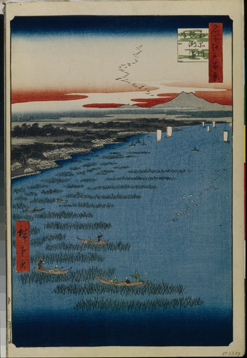 Minami Shinagawa and Samezu Coast (One Hundred Famous Views of Edo) de Ando oder Utagawa Hiroshige