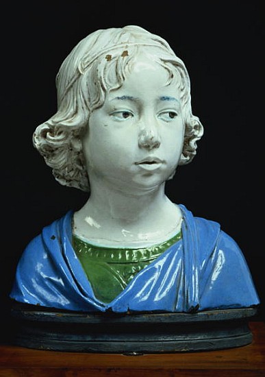 Bust of a young boy de Andrea Della Robbia