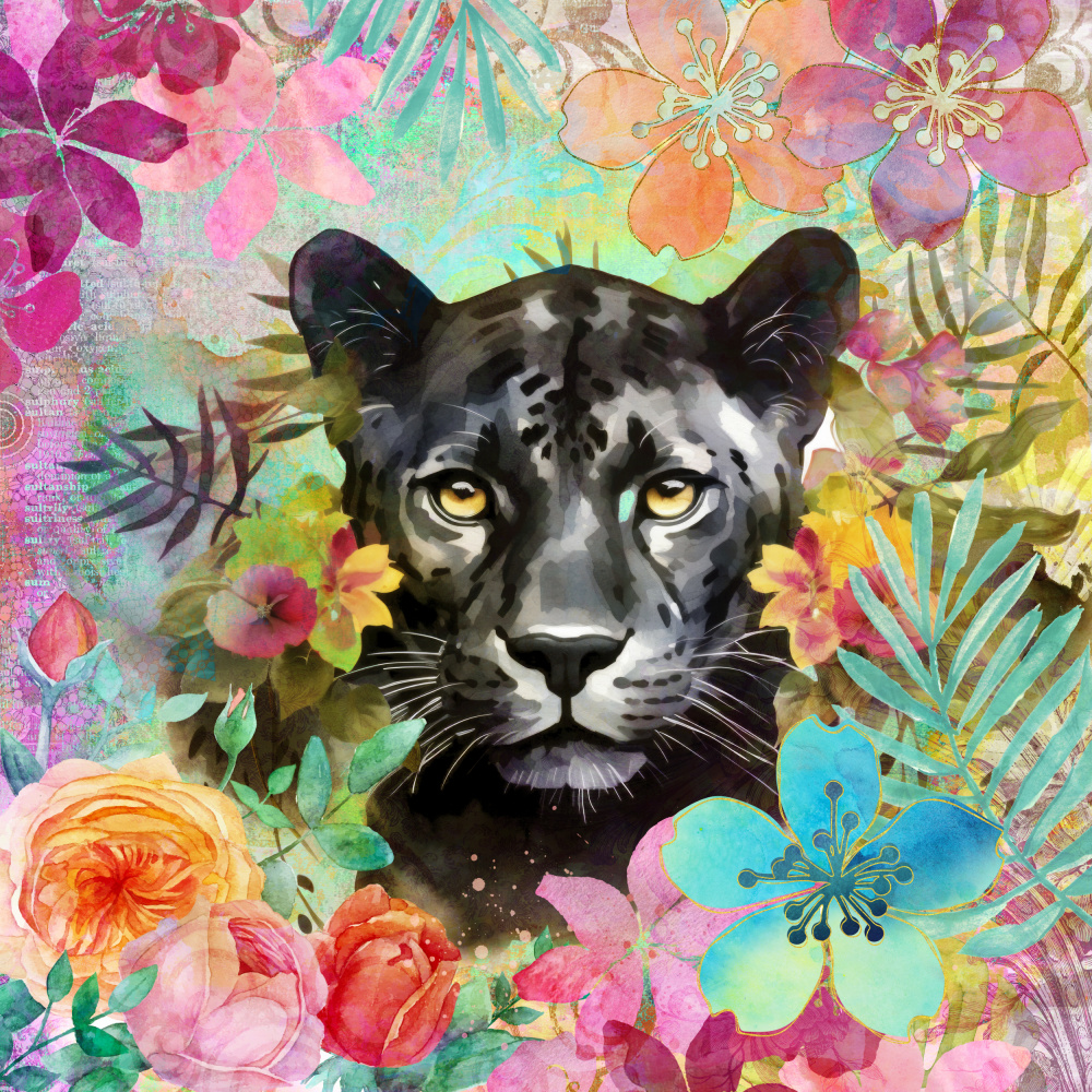 Cheetah Tropical Garden 2 de Andrea Haase