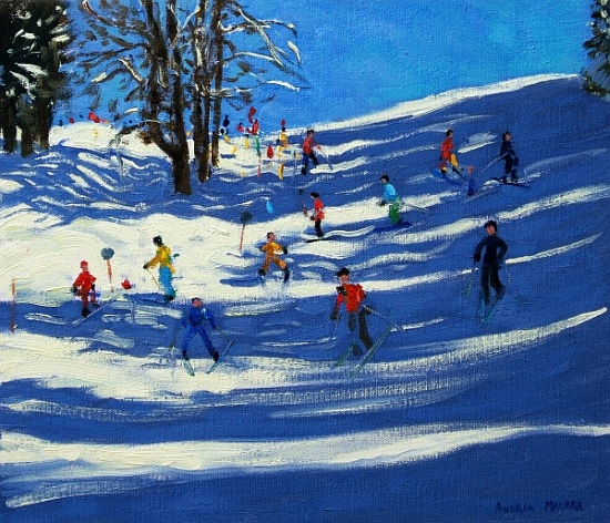 Blue shadows, Morzine de Andrew  Macara