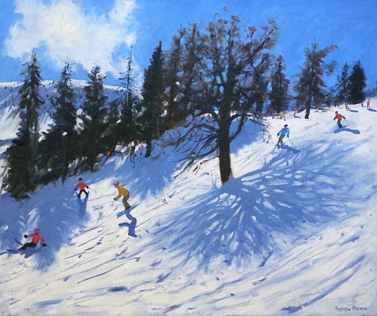 Spring skiers, Verbier de Andrew  Macara
