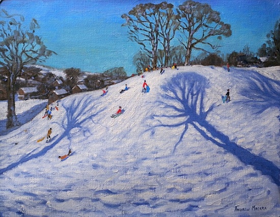 Two Tree shadows, Bolehill, Wirksworth de Andrew  Macara